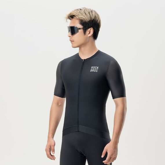 Rockbros 15200025 Short Sleeve Cycling Jersey Size XXXL - Black - Bicycle - Sports & Fitness - Techbox