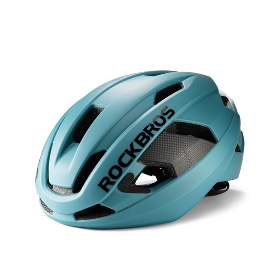 Rockbros LK-15 Carbon Fiber Bike Helmet 58-62cm - Light Blue | Techbox