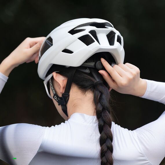 Rockbros LK-15 Carbon Fiber Bike Helmet 58-62cm - White | Techbox