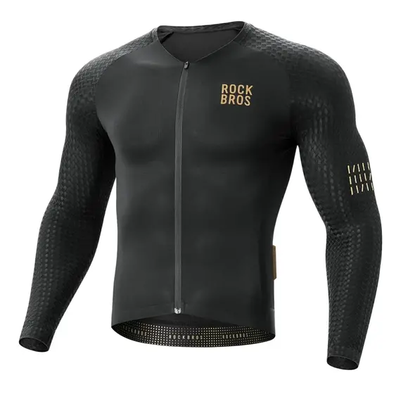 Rockbros YDCX008 Diamond Long Sleeve Cycling Jersey Size XS - Black | Techbox