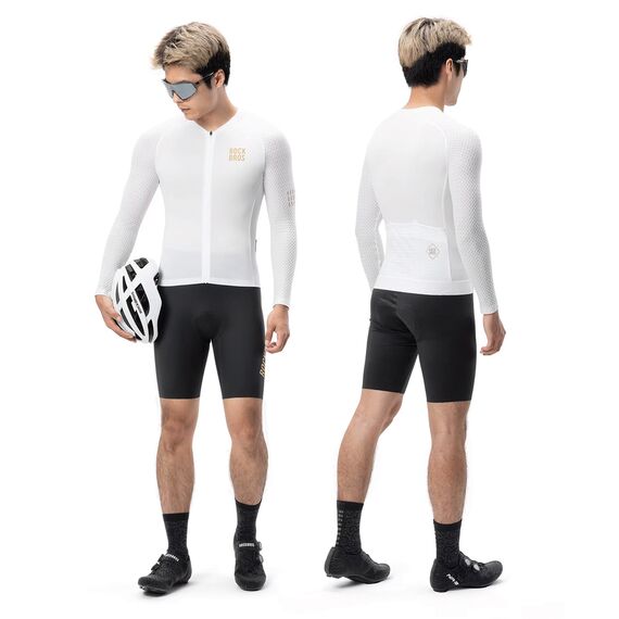 Rockbros YDCX008 Diamond Long Sleeve Cycling Jersey Size XS - White - Bicycle - Sports & Fitness - Techbox