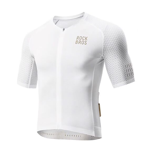 Rockbros YDDX011 Diamond Short Sleeve Cycling Jersey Size S - White | Techbox
