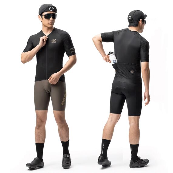 Rockbros YDDX011 Diamond Short Sleeve Cycling Jersey Size XS - Black - Bicycle - Sports & Fitness - Techbox
