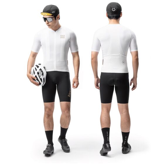 Rockbros YDDX011 Diamond Short Sleeve Cycling Jersey Size XS - White | Techbox