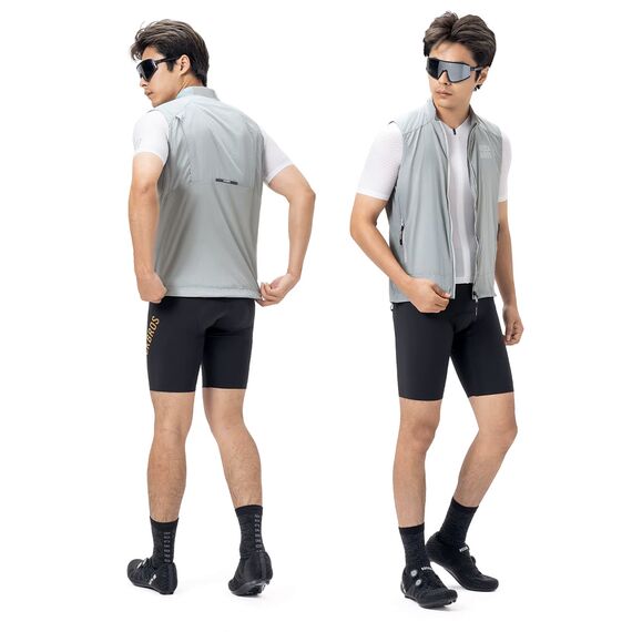 Rockbros YDMJ003 Spring/Autumn Windproof Vest Size XL - Lime and White | Techbox