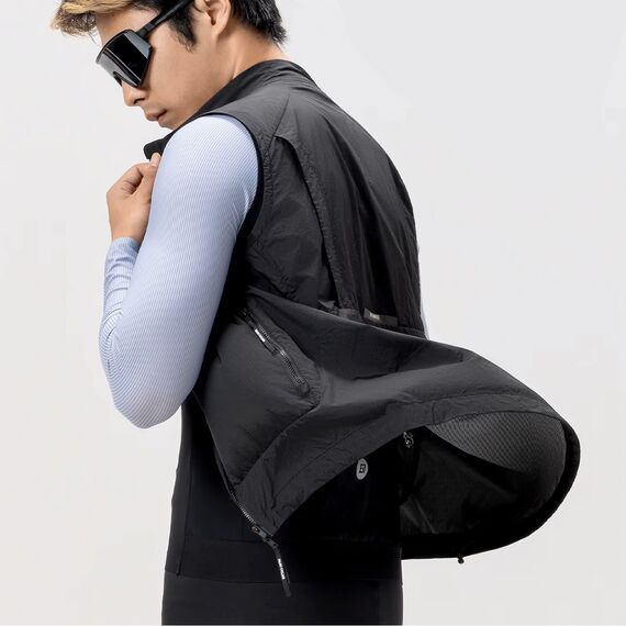 Rockbros YDMJ003 Windproof Vest Spring/Autumn Size S - Black | Techbox
