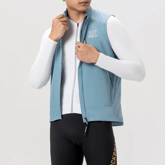 Rockbros YDMJ003 Windproof Vest Spring/Autumn Size XS - Blue | Techbox