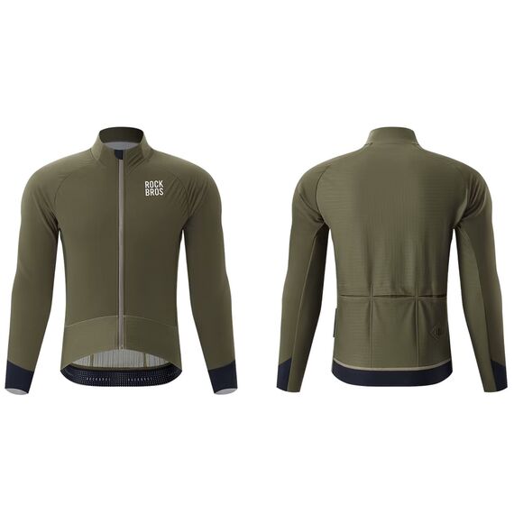 Rockbros YDWT014 Winter Fleece Double Layer Cycling Jacket Size XL - Green - Bicycle - Sports & Fitness - Techbox