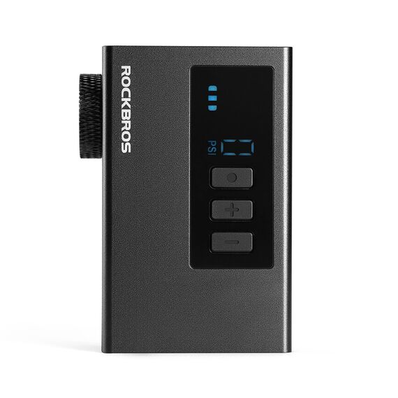 Rockbros AS240 PRO Cordless Pump 120 psi Compressor 420mAh - Black - Bicycle - Sports & Fitness - Techbox