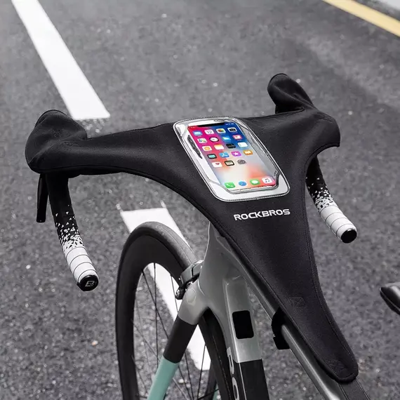 Rockbros D78 Sweat Cover with Pocket and Phone Window - Black - Bicycle - Sports & Fitness - Techbox