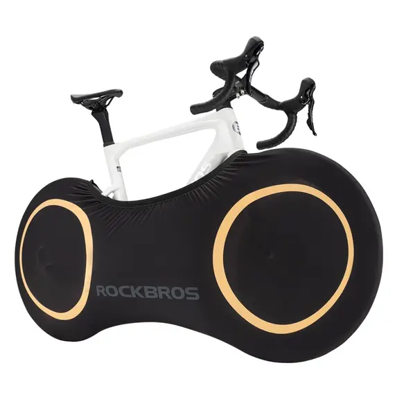 Rockbros D95 Elastic Cover Compatible with 26-29 Inch Gravel, Mountain, City, Road Bikes 700C (71×152 cm) - Black | Techbox