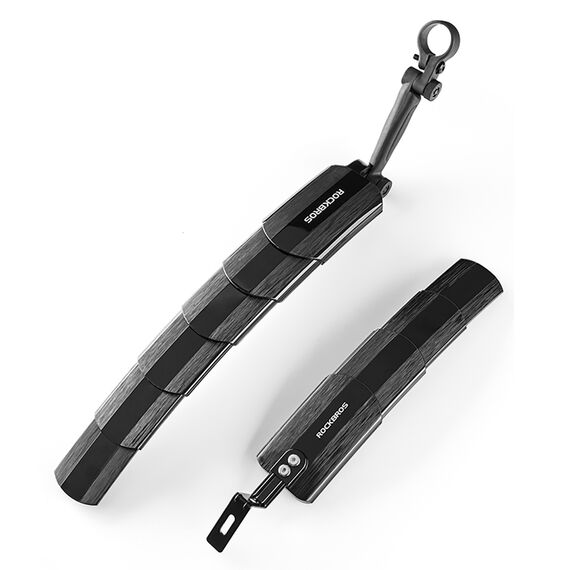 Rockbros FK-810 Folding Telescopic Bicycle Fender Set - Black - Bicycle - Sports & Fitness - Techbox