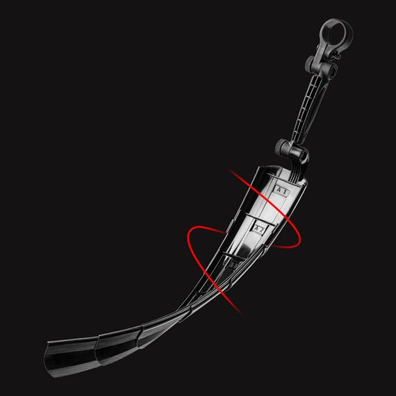 Rockbros FK-810 Folding Telescopic Bicycle Fender Set - Black - Bicycle - Sports & Fitness - Techbox