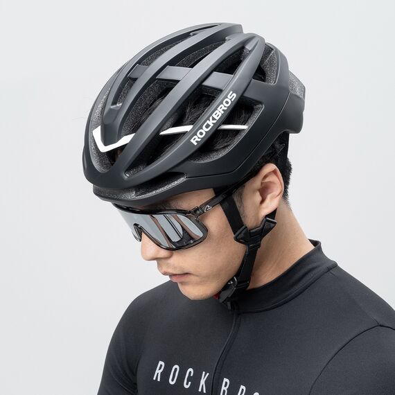 Rockbros HC-58BK-L Bike Helmet 58-61 cm - Black and Gray - Bicycle - Sports & Fitness - Techbox