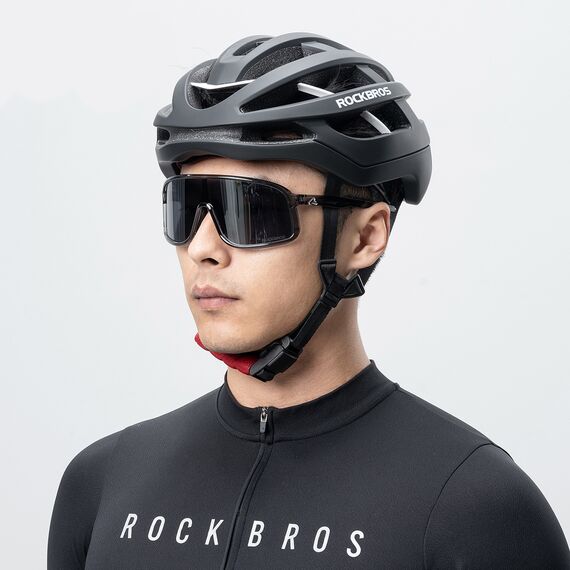 Rockbros HC-58BK-M Bike Helmet 55-58 cm - Black and Gray | Techbox