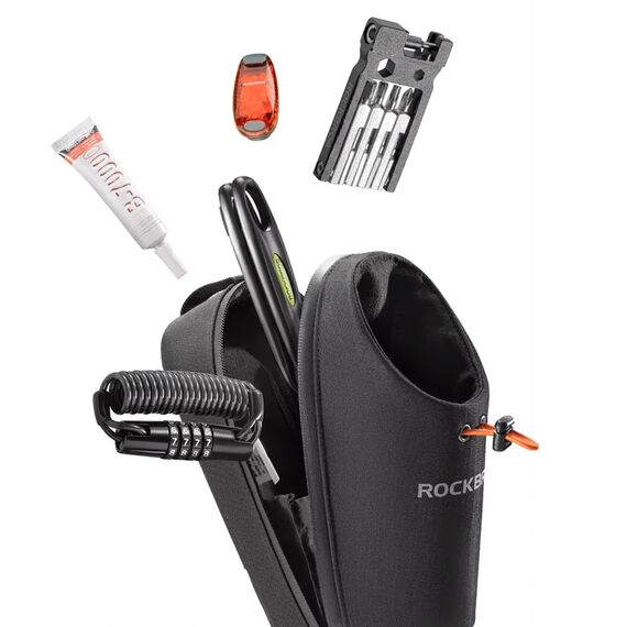 Rockbros P002 Handlebar Bag Compatible with Scooters and Folding City Bikes 1.5L - Black - Smartphone Holders - Smartphones - Techbox