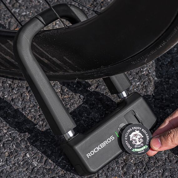 Rockbros RBNS1 SMART Bike Lock with NFC Reader - Black - Bicycle - Sports & Fitness - Techbox