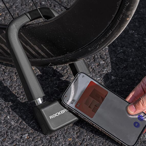 Rockbros RBNS1 SMART Bike Lock with NFC Reader - Black - Bicycle - Sports & Fitness - Techbox