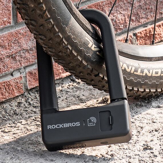 Rockbros RBNS1 SMART Bike Lock with NFC Reader - Black - Bicycle - Sports & Fitness - Techbox