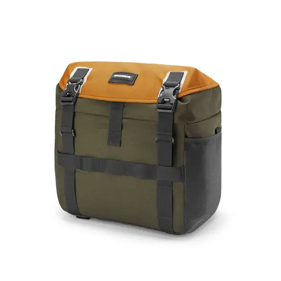 Rockbros W019 Handlebar Bike Bag 13.5-24L - Green-Orange | Techbox