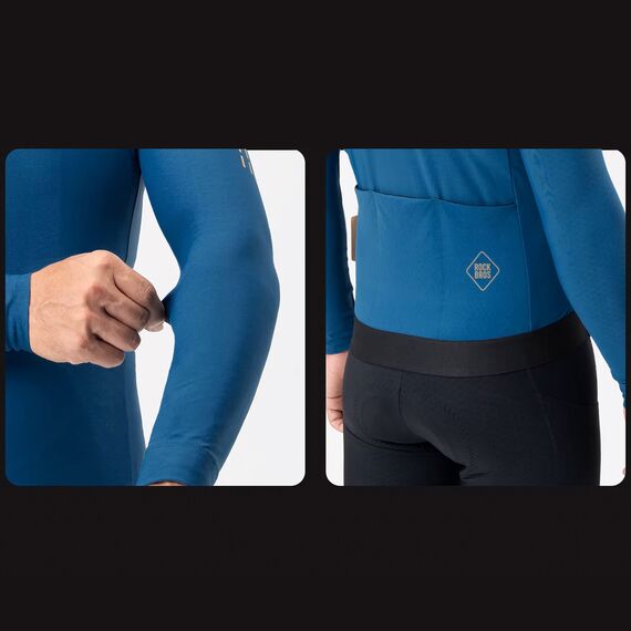 Rockbros YDWT020 Diamond Fall/Winter Cycling Jacket Size XXL - Blue - Bicycle - Sports & Fitness - Techbox