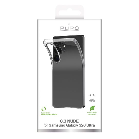 Puro Ultra-Slim 0.3 NUDE Protective Case for Samsung Galaxy S26 Ultra - Transparent | Techbox