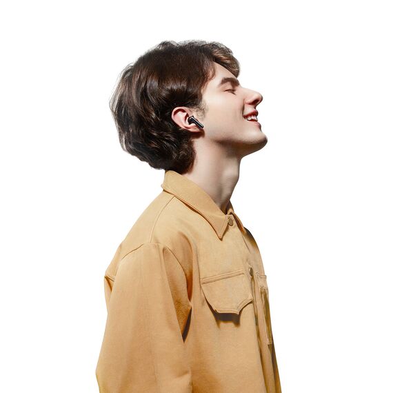 QCY AilyBuds Pro+ In-Ear Headphones with ANC LDAC IPX5 Bluetooth 5.3 - Black | Techbox