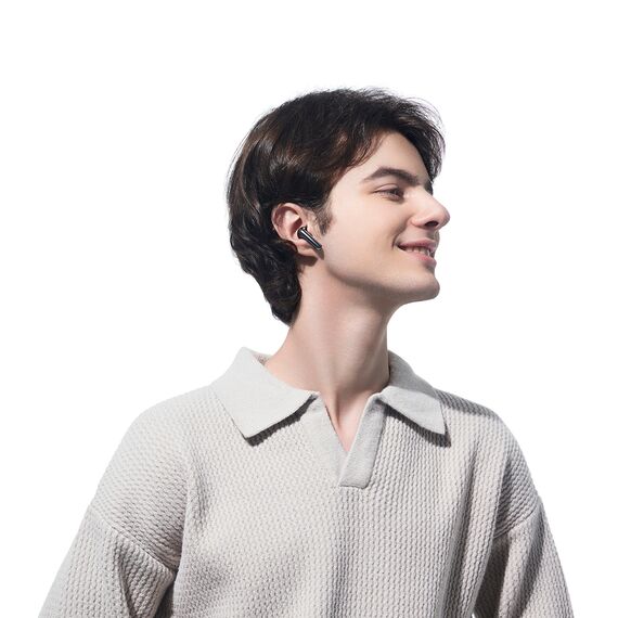 QCY AilyBuds Pro+ In-Ear Headphones with ANC LDAC IPX5 Bluetooth 5.3 - Black | Techbox