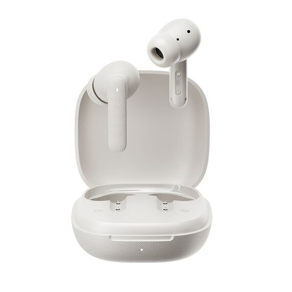 QCY Buds In-Ear Headphones with ENC SBC IPX4 Bluetooth 5.4 - White | Techbox
