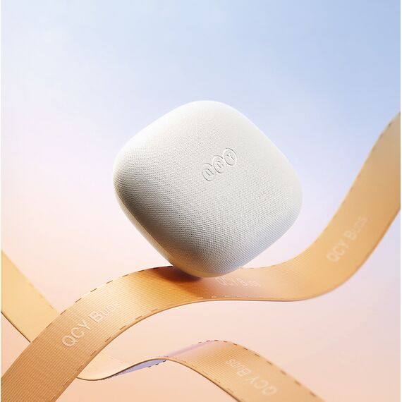QCY Buds In-Ear Headphones with ENC SBC IPX4 Bluetooth 5.4 - White | Techbox