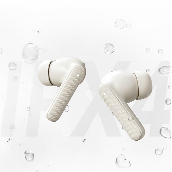 QCY Buds In-Ear Headphones with ENC SBC IPX4 Bluetooth 5.4 - White | Techbox