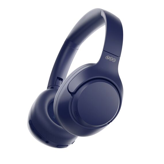 QCY H3 Over-Ear Headphones with ANC Bluetooth 5.4 Hi-Res Audio - Blue | Techbox