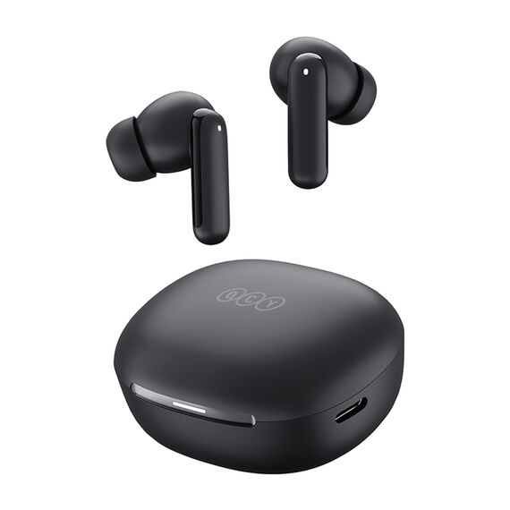 QCY MeloBuds N30 In-Ear Headphones with ANC Bluetooth 5.4 IPX4 - Black | Techbox