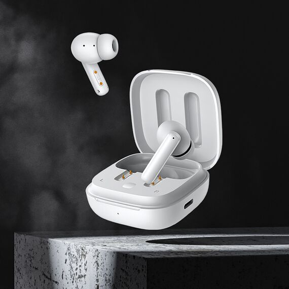 QCY T13 In-Ear Headphones with ANC IPX5 Bluetooth 5.3 - White | Techbox
