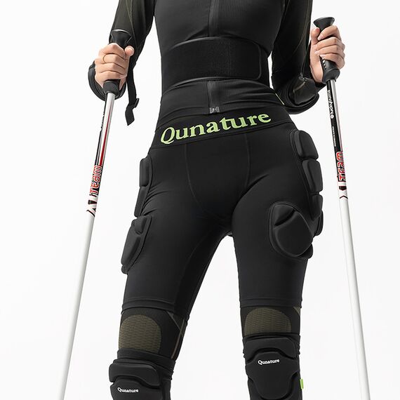Qunature Ski Hip Protectors - Advanced XL Skis Snowboard Skates - Black | Techbox