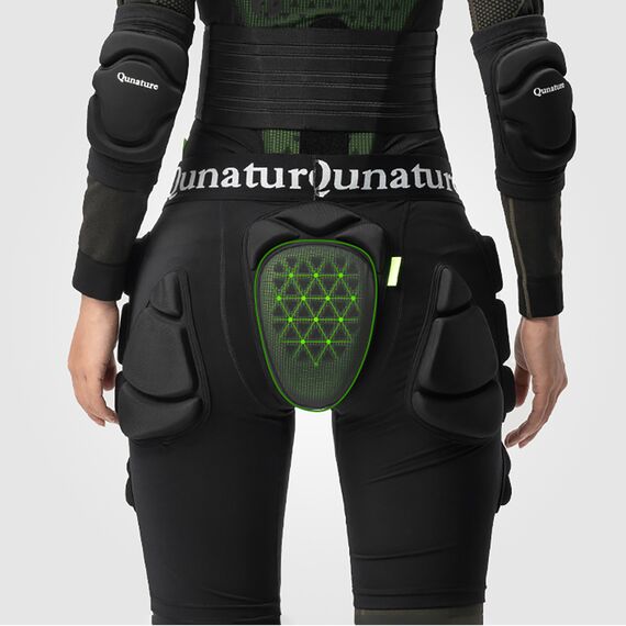 Qunature Ski Hip Protectors - Advanced XL Skis Snowboard Skates - Black | Techbox