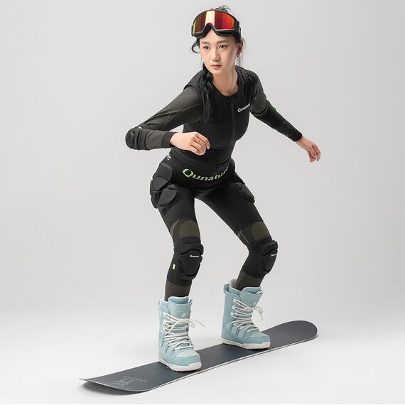 Qunature Ski Hip Protectors - Advanced XL Skis Snowboard Skates - Black | Techbox