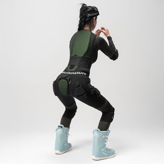 Qunature Ski Hip Protectors - Advanced XL Skis Snowboard Skates - Black | Techbox
