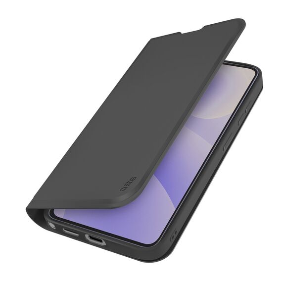 SBS Wallet Smooth Case for Samsung Galaxy S26 Ultra with Flip Cover - Black | Techbox