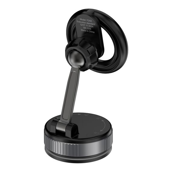 Dudao F24X MagSafe Compatible Car Holder with Suction Cup - Black | Techbox