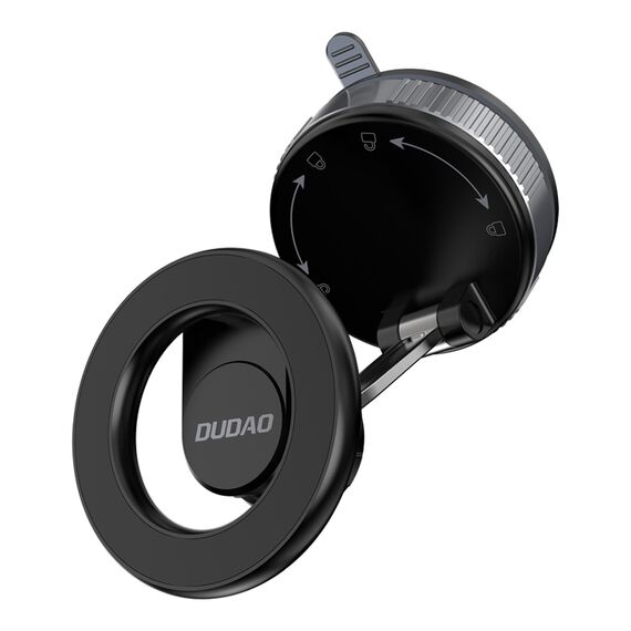 Dudao F24X MagSafe Compatible Car Holder with Suction Cup - Black | Techbox