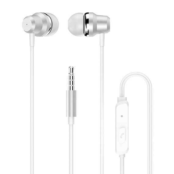 Dudao X10PRO wired headphones, mini jack 3.5mm, in-ear with remote control - white - Headsets - Speakers & Headphones - Techbox