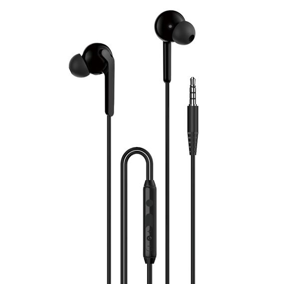 Dudao X3+ Wired USB-C In-Ear Headphones - Black - Headsets - Speakers & Headphones - Techbox