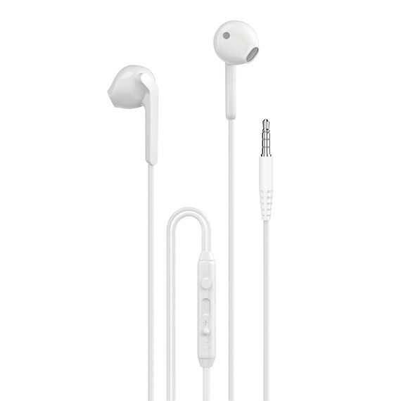 Dudao X3 Wired USB-C In-Ear Headphones - White - Headsets - Speakers & Headphones - Techbox