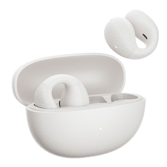 OWS QCY Crossky C10 Earphones with ENC Clip IPX5 Bluetooth 5.4 - White | Techbox