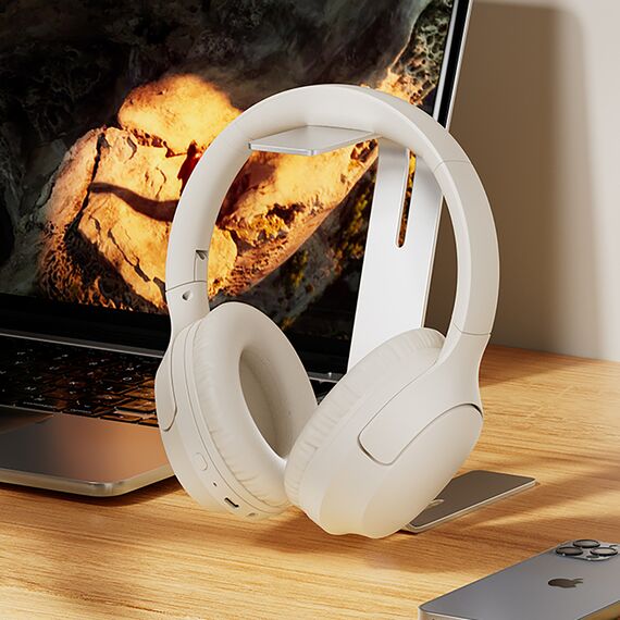 QCY H2 Pro ENC Bluetooth 5.3 Over-Ear Headphones - White | Techbox