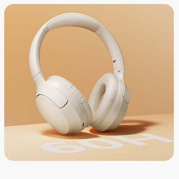 QCY H2 Pro ENC Bluetooth 5.3 Over-Ear Headphones - White | Techbox