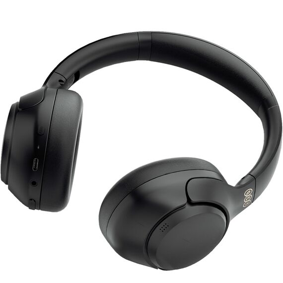 QCY H3 Over-Ear Headphones with ANC and Bluetooth 5.4 - Black | Techbox