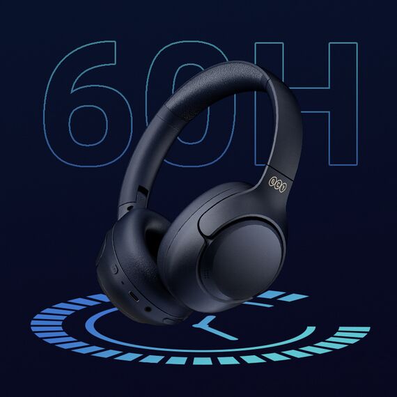 QCY H3 Over-Ear Headphones with ANC and Bluetooth 5.4 - Black | Techbox