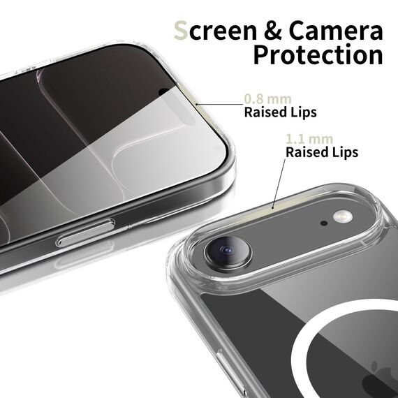 Tech-Protect Flexair Hybrid CC MagSafe Case for iPhone Air - Clear | Techbox
